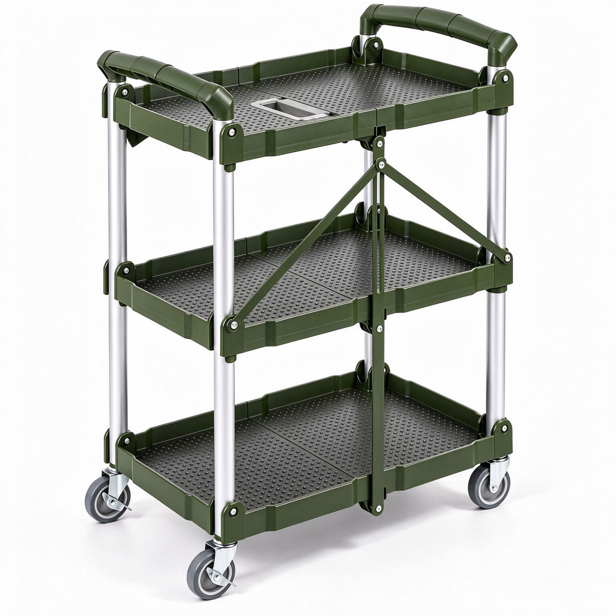 ⏰Limited Time Offer🎉Foldable 3-Tier Utility Cart
