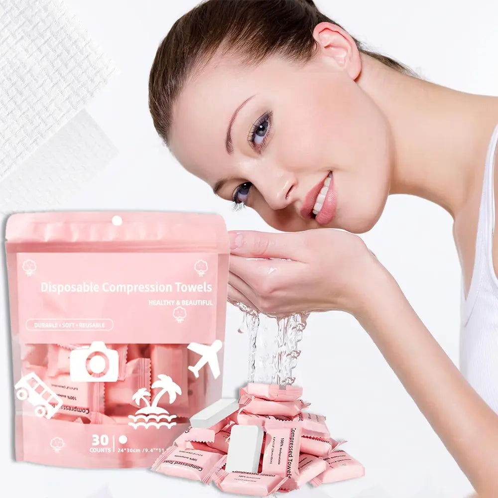 🛒💨Compressed Towels 💎— Instant XL Cleansing In Your Pocket! Just Add Water