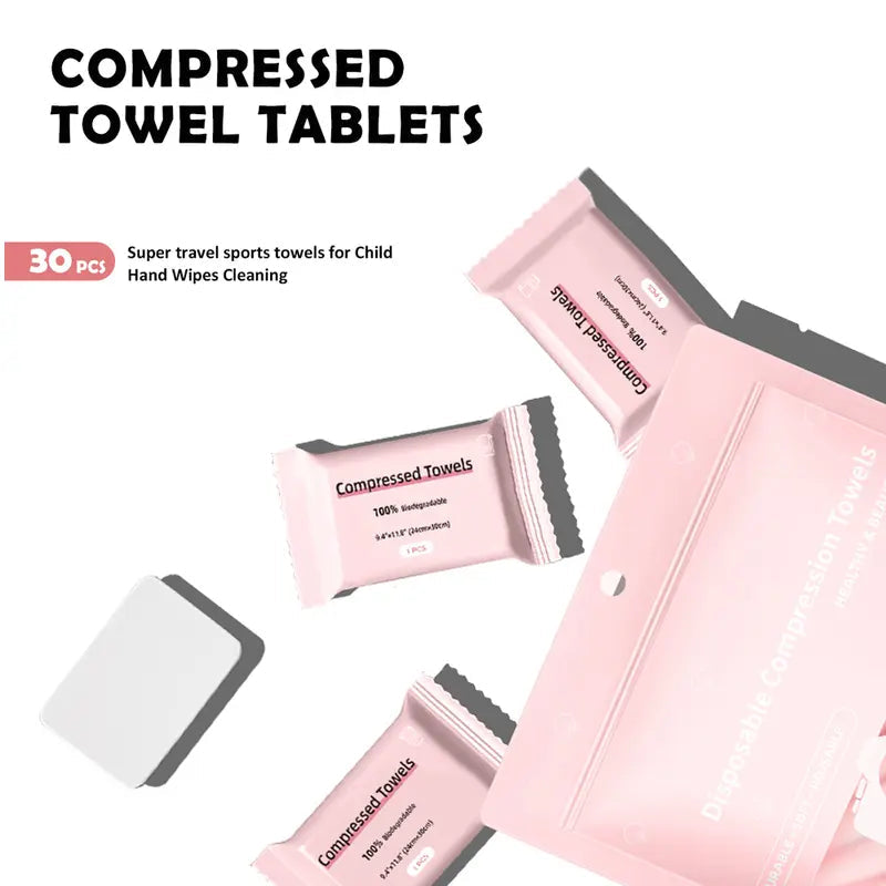 🛒💨Compressed Towels 💎— Instant XL Cleansing In Your Pocket! Just Add Water