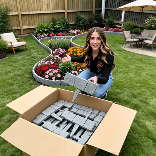🏡2026 HOT SALE🥳💞50K+ SOLD!🌿✨ 50% OFF! Faux Stone Garden Edging Border! ♻️