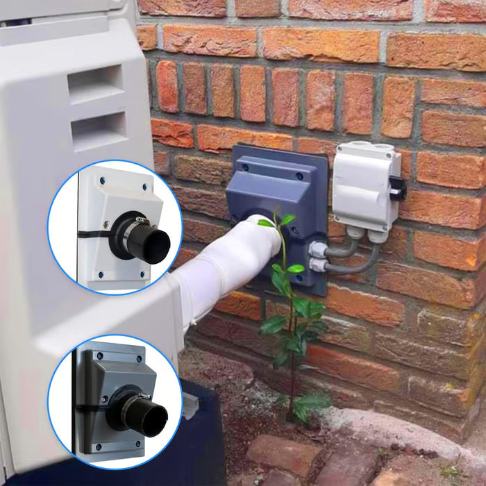 📍49% OFF🔥 - HVAC Wall Penetration & Line-Set Cover Kit – Retrofit Finish Solution
