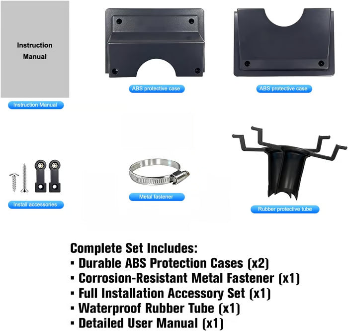 📍49% OFF🔥 - HVAC Wall Penetration & Line-Set Cover Kit – Retrofit Finish Solution