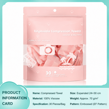 🛒💨Compressed Towels 💎— Instant XL Cleansing In Your Pocket! Just Add Water