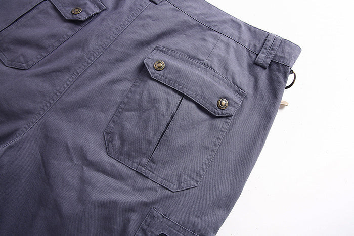 🩳Men's Outdoor Sporty Fitness Multifunctional Shorts – 8 Pockets, Durable Cotton, Adjustable ✨