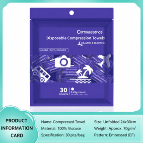 🛒💨Compressed Towels 💎— Instant XL Cleansing In Your Pocket! Just Add Water