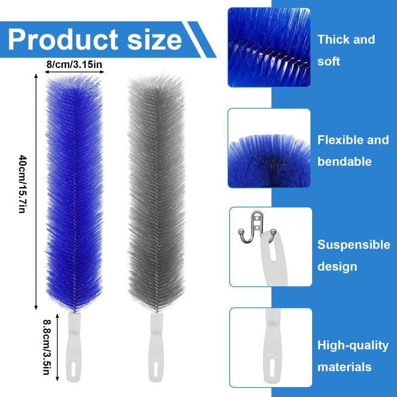 🔥Day Sale 50% OFF🔥 90° Flexible Ceiling & Fan Dust Magnet (2-Pack)